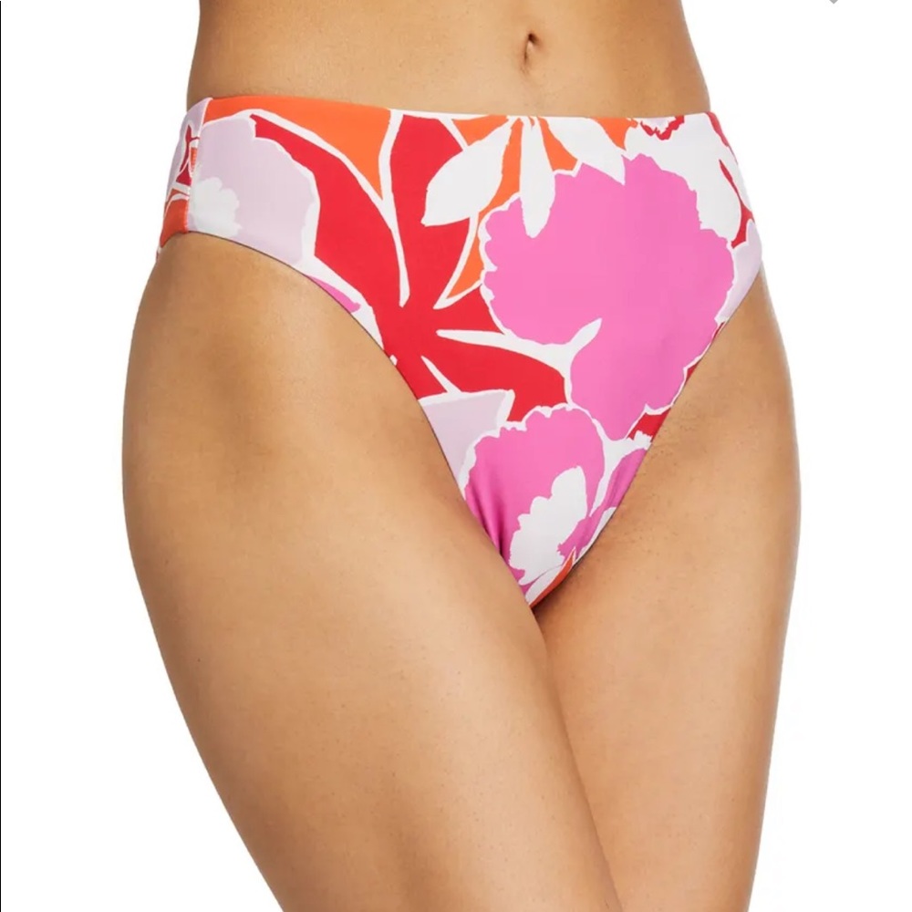 Seafolly - sundancer high rise bikini bottoms - spicy orange - US 6